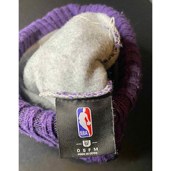 Los Angeles Lakers  Beanie Winter Hat Purple One Size Adult NBA Basketball Hat - Picture 6 of 7